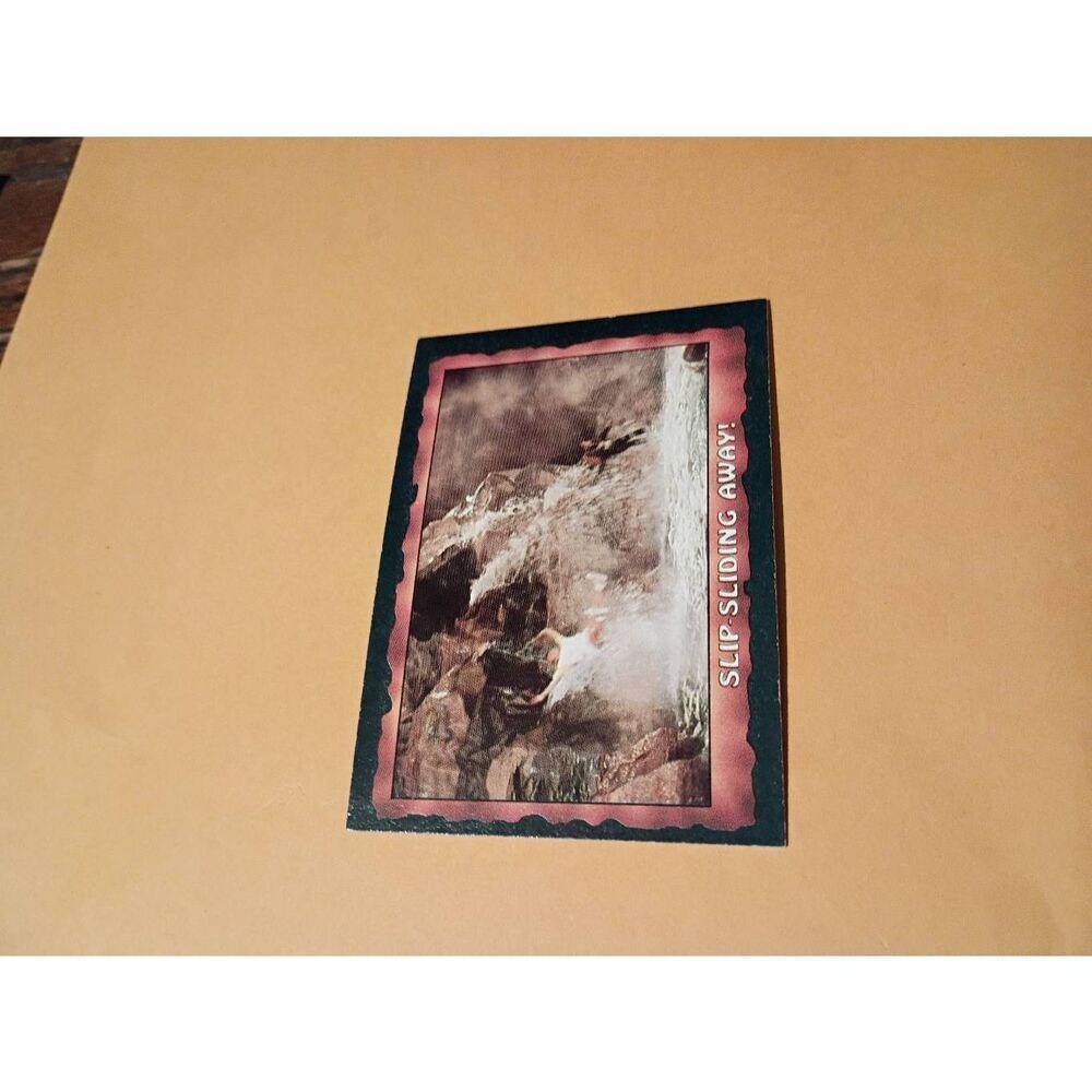 Vintage 1985 Warner Bros Topps Gum Goonies Trading Card #78 Slip Sliding Away